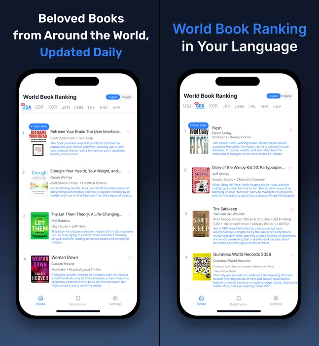 World Book Ranking screenshot